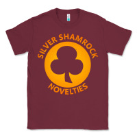 Burgundy silver shamrock novelties Classic Tee - artisFamous