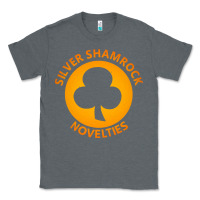 Charcoal Heather silver shamrock novelties Classic Tee - artisFamous
