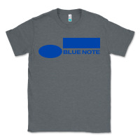 Charcoal Heather blue note records Classic Tee - artisFamous
