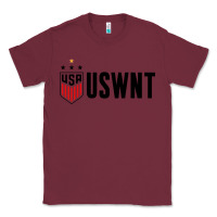 Burgundy uswnt Classic Tee - artisFamous