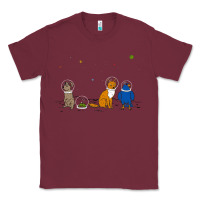Burgundy do a barrel roll! Classic Tee - artisFamous