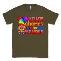 Army Green Love Gnomes No Bounds Classic Tee - BundleAndBundleShop