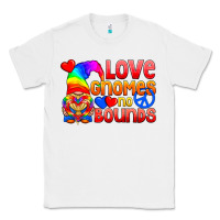White Love Gnomes No Bounds Classic Tee - BundleAndBundleShop