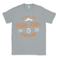 Crater Lake Oregon National Park Vintage Retro Classic Tee | Teevron