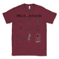 Burgundy animals i can kill with my bare hands Classic Tee - artisFamous