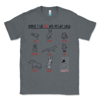 Charcoal Heather animals i can kill with my bare hands Classic Tee - artisFamous