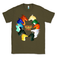 Army Green wings of fire Classic Tee - artisFamous