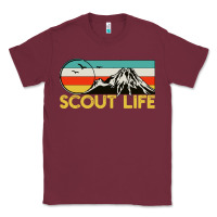 Burgundy scout Classic Tee - artisFamous
