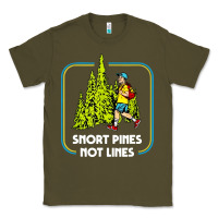Army Green snort pines not lines funny boy going to school vintage Classic Tee - artisFamous