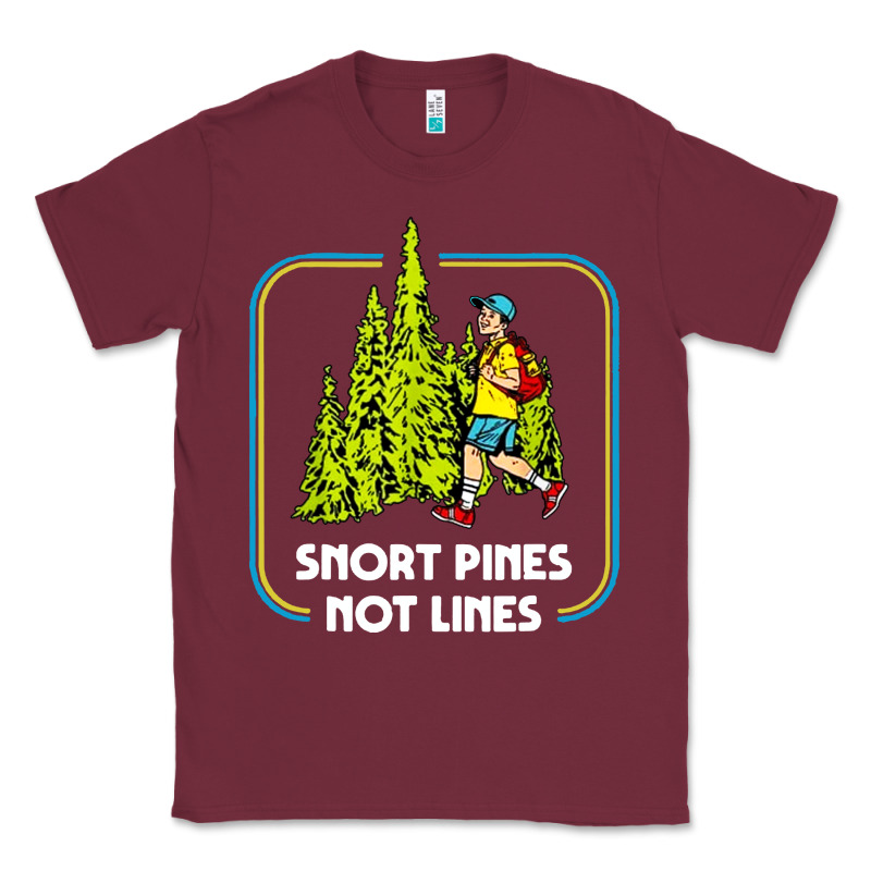 Snort Pines Not Lines Funny Boy Going To School Vintage Classic Tee by artisFamous | Teevron