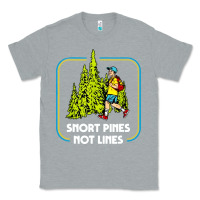 Heather Grey snort pines not lines funny boy going to school vintage Classic Tee - artisFamous