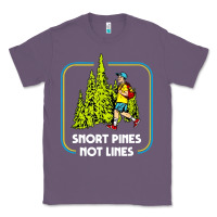 Lavender snort pines not lines funny boy going to school vintage Classic Tee - artisFamous