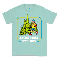 Seafoam snort pines not lines funny boy going to school vintage Classic Tee - artisFamous