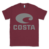 Burgundy costa del mar Classic Tee - artisFamous