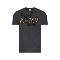 Vintage Black proud Army mom Vintage Tee - CowhideDigitalArt