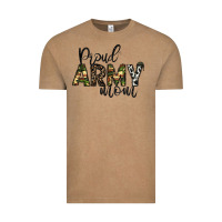 Vintage Coffee proud Army mom Vintage Tee - CowhideDigitalArt