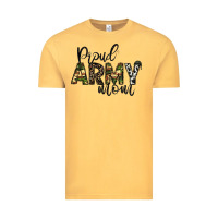 Vintage Mustard proud Army mom Vintage Tee - CowhideDigitalArt