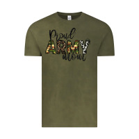 Vintage Olive proud Army mom Vintage Tee - CowhideDigitalArt