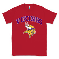 Red vikings style Classic Tee - artisFamous