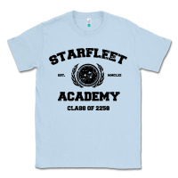Dusty Blue starfleet academy Classic Tee - artisFamous