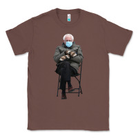 Chestnut bernie sitting in the cold with mittens meme Classic Tee - artisFamous
