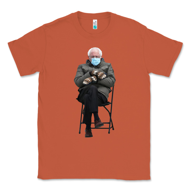 Bernie Sitting In The Cold With Mittens Meme Classic Tee by artisFamous | Teevron