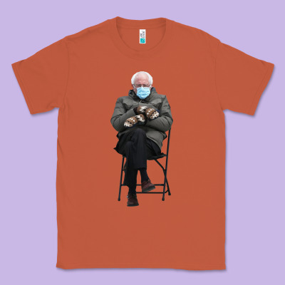 Bernie Sitting In The Cold With Mittens Meme Classic Tee Designed By Artisfamous