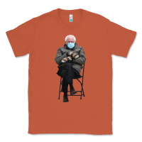 Copper bernie sitting in the cold with mittens meme Classic Tee - artisFamous