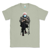 Matcha bernie sitting in the cold with mittens meme Classic Tee - artisFamous