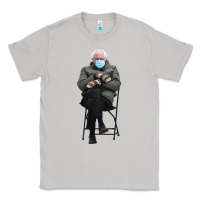 Moon Dust bernie sitting in the cold with mittens meme Classic Tee - artisFamous