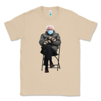Mushroom bernie sitting in the cold with mittens meme Classic Tee - artisFamous