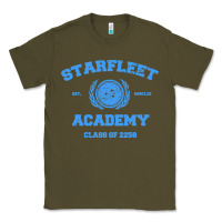 Army Green starfleet academy Classic Tee - artisFamous