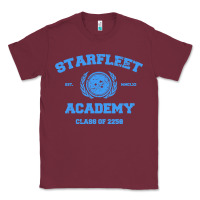 Burgundy starfleet academy Classic Tee - artisFamous