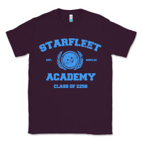 Plum starfleet academy Classic Tee - artisFamous
