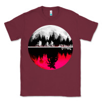 Burgundy stranger kids bikes Classic Tee - artisFamous