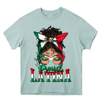 Arona proud latina messy bun mama Heavy Core Tee - BundleAndBundleShop