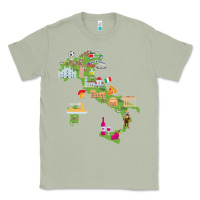 Matcha Italy map Classic Tee - artisFamous