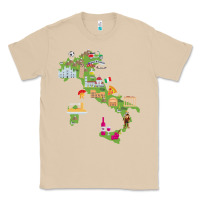 Mushroom Italy map Classic Tee - artisFamous