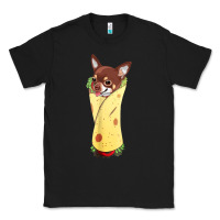 Black funny chihuahua dog burrito food tee Classic Tee - artisFamous