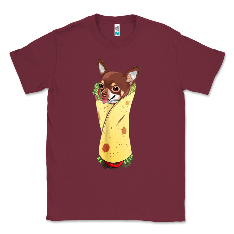 Funny Chihuahua Dog Burrito Food Tee Classic Tee by artisFamous | Teevron
