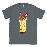 Charcoal Heather funny chihuahua dog burrito food tee Classic Tee - artisFamous