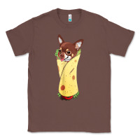 Chestnut funny chihuahua dog burrito food tee Classic Tee - artisFamous
