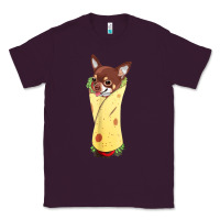 Plum funny chihuahua dog burrito food tee Classic Tee - artisFamous
