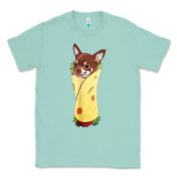 Seafoam funny chihuahua dog burrito food tee Classic Tee - artisFamous