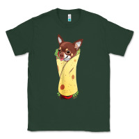 Sports Green funny chihuahua dog burrito food tee Classic Tee - artisFamous