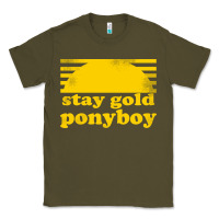 Army Green stay gold ponyboy the outsiders movie book Classic Tee - artisFamous
