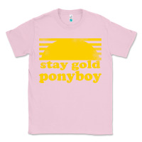 Bubblegum Pink stay gold ponyboy the outsiders movie book Classic Tee - artisFamous