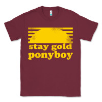 Burgundy stay gold ponyboy the outsiders movie book Classic Tee - artisFamous