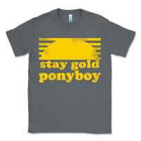 Charcoal Heather stay gold ponyboy the outsiders movie book Classic Tee - artisFamous