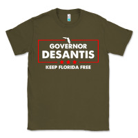 Army Green desantis governor keep florida free Classic Tee - artisFamous
